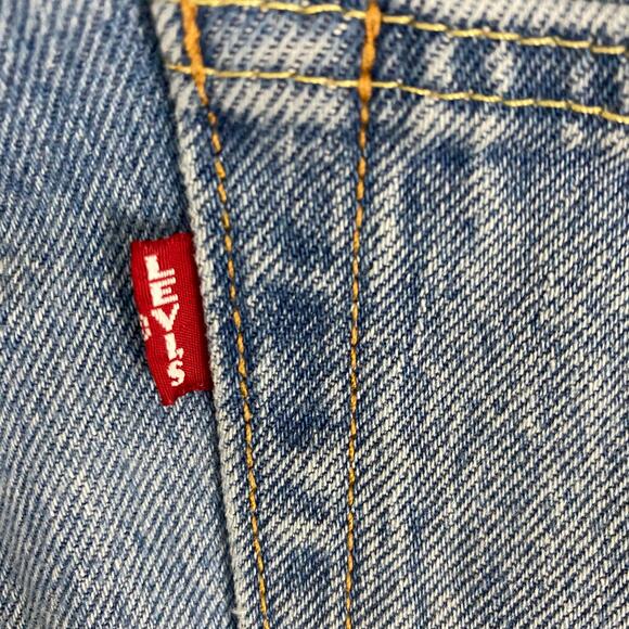 Levi's Other - Levis 501 XX Jeans Big E Red Tab Men 32x32 Blue Button Fly Light Wash Distressed